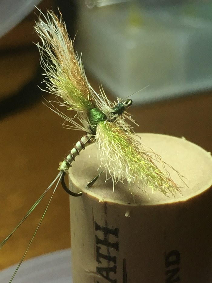 Polar Cripple Green Drake Fly