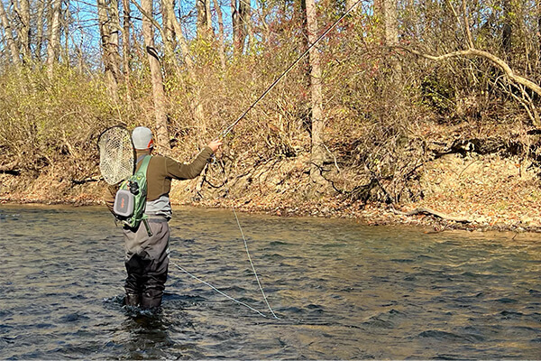 Me out on the Mad River testing my new setup.