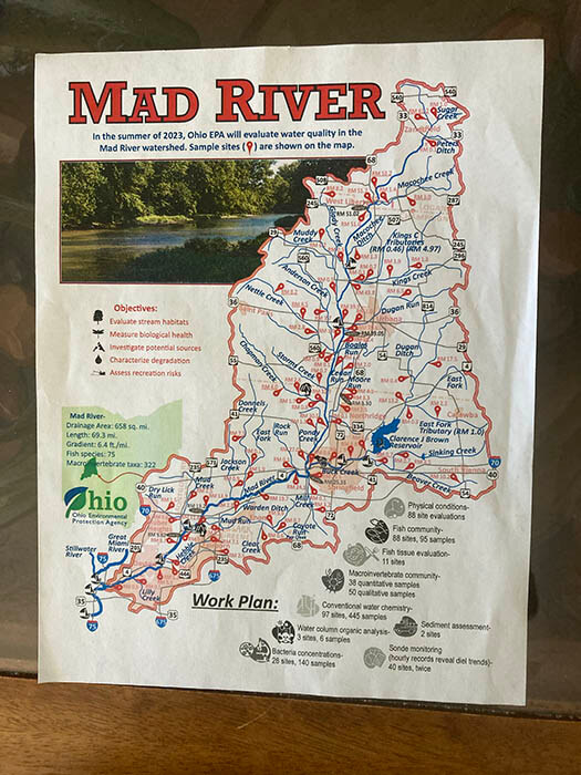 Map of Mad River Ohio